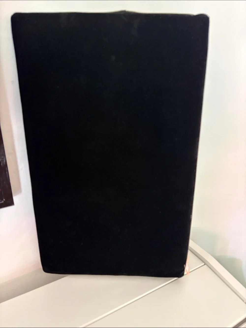 Liberator Black Velvet Ramp Wedge Positioning Pillow 24” x 13” x 7” sexy